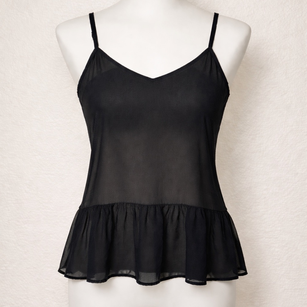 Abercrombie & Fitch small sheer spaghetti strap top